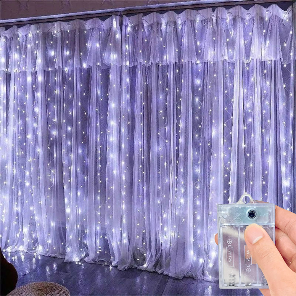 3/6m Curtain LED String Lights - Led Fairy String Lights ulasan dan harga