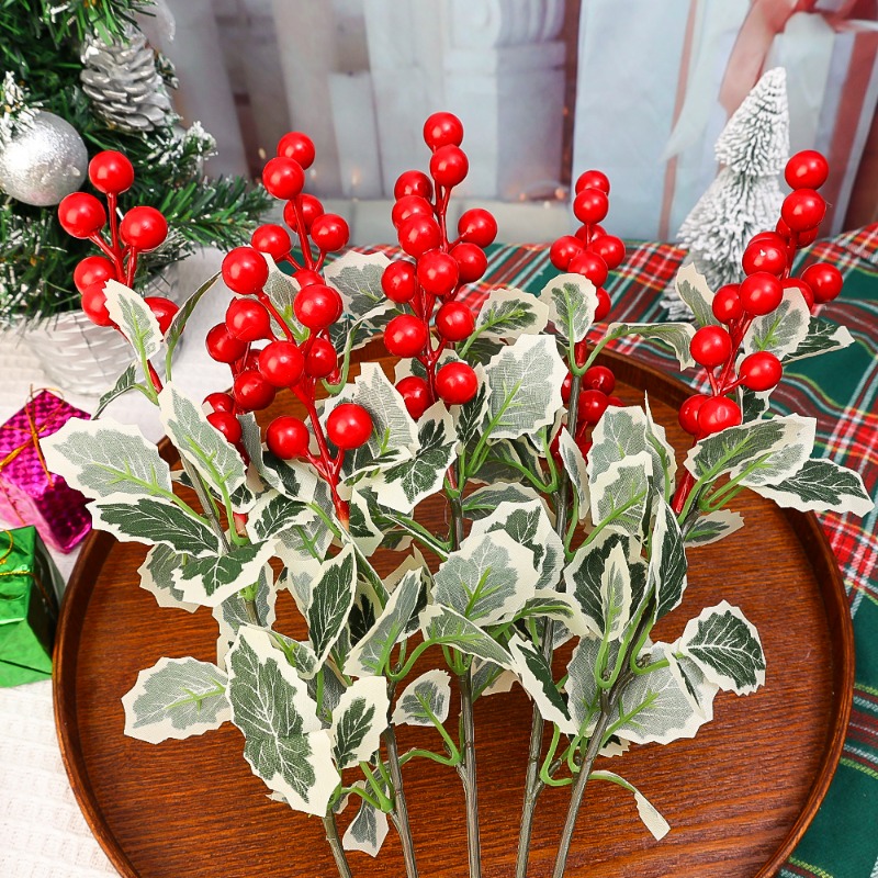 45cm Simulated Red Berry Plant - Christmas Wreath Fake ulasan dan harga