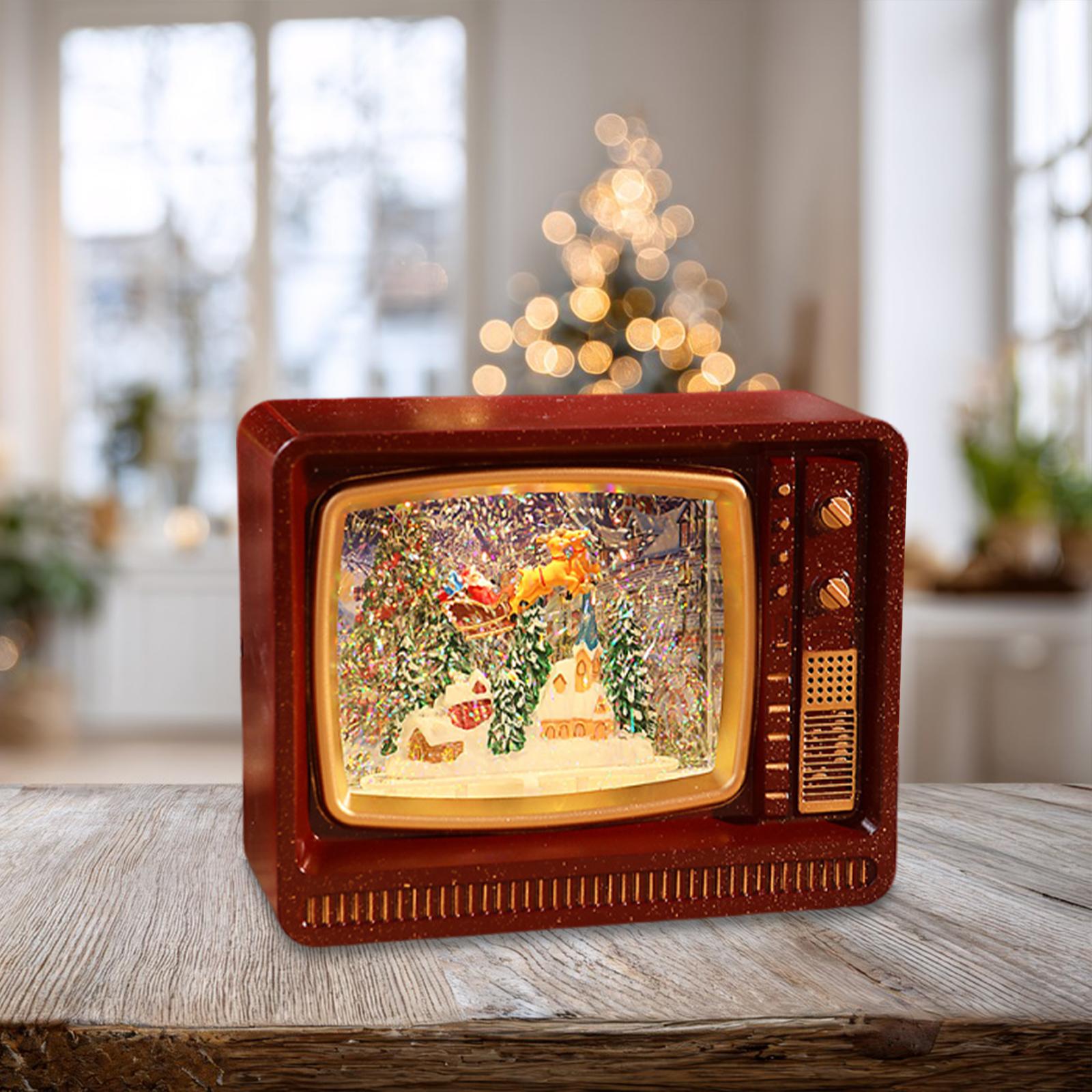 TV Shaped Music Light Lantern  - Snow Globe Musical ulasan dan harga