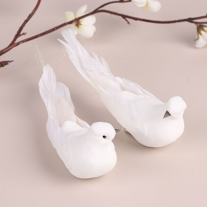 △ 1Pc Artificial Pigeon Birds  - Christmas Tree Artificial ulasan dan harga
