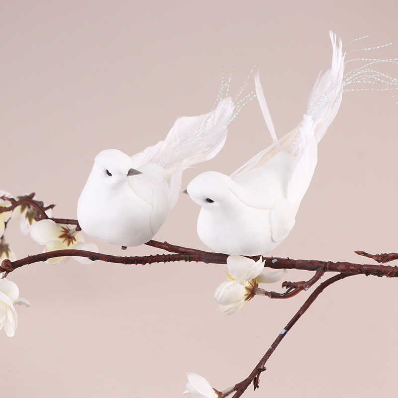 △ 1Pc Artificial Pigeon Birds  - Christmas Tree Artificial ulasan dan harga
