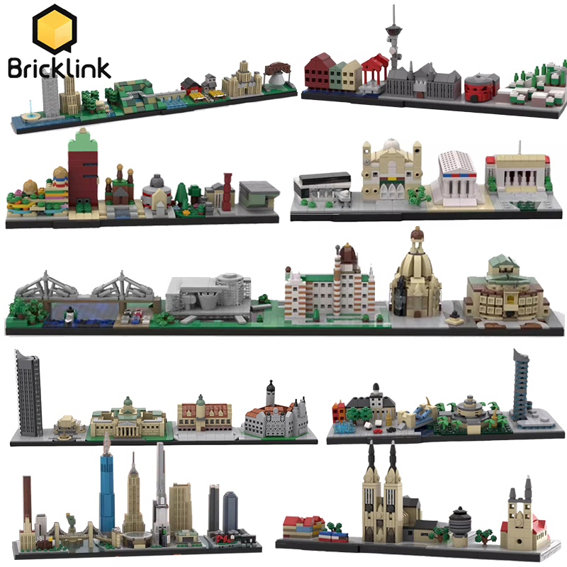 Bricklink MOC City Skyline Arc - Lego Set Creator ulasan dan harga