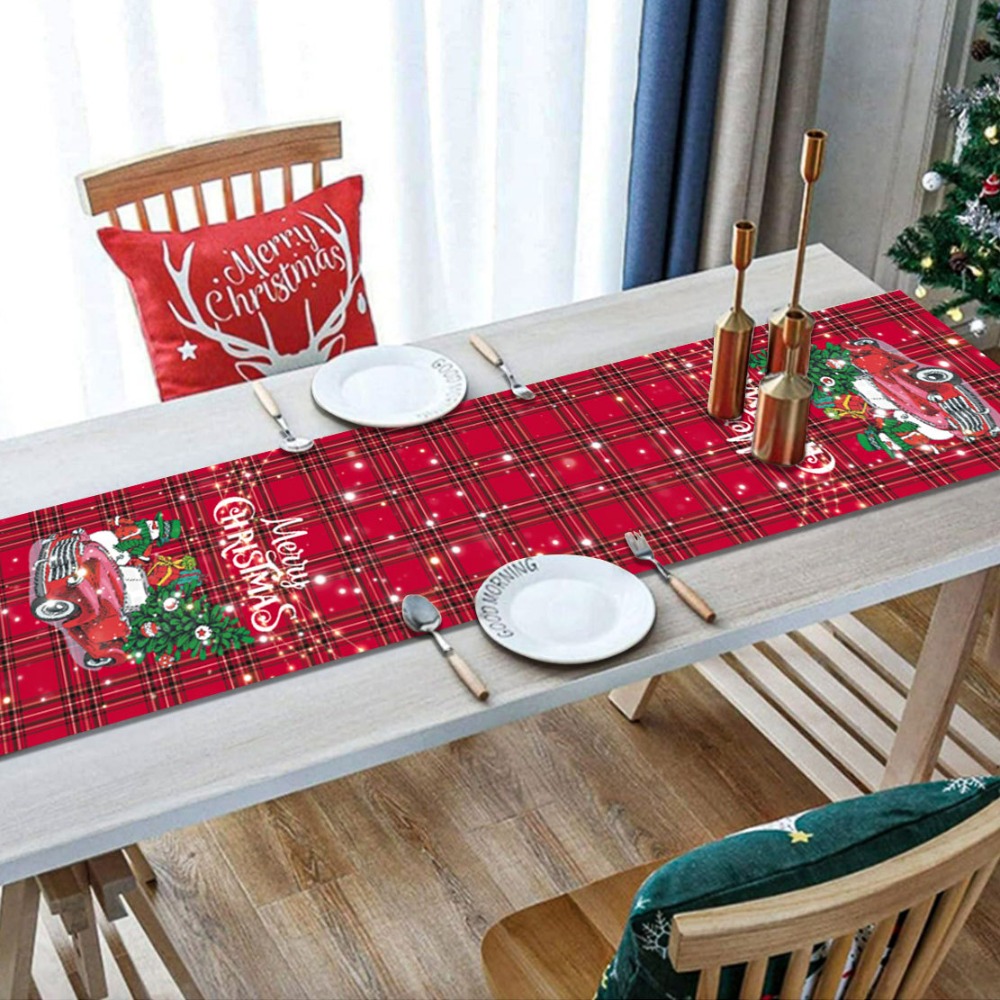 Christmas Themed Table Runner  - Christmas Table Runner ulasan dan harga