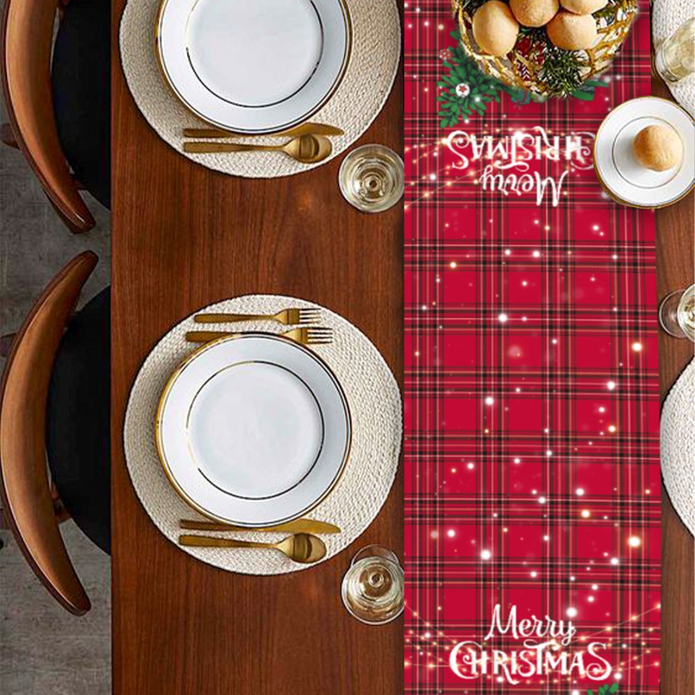Christmas Themed Table Runner  - Christmas Table Runner ulasan dan harga