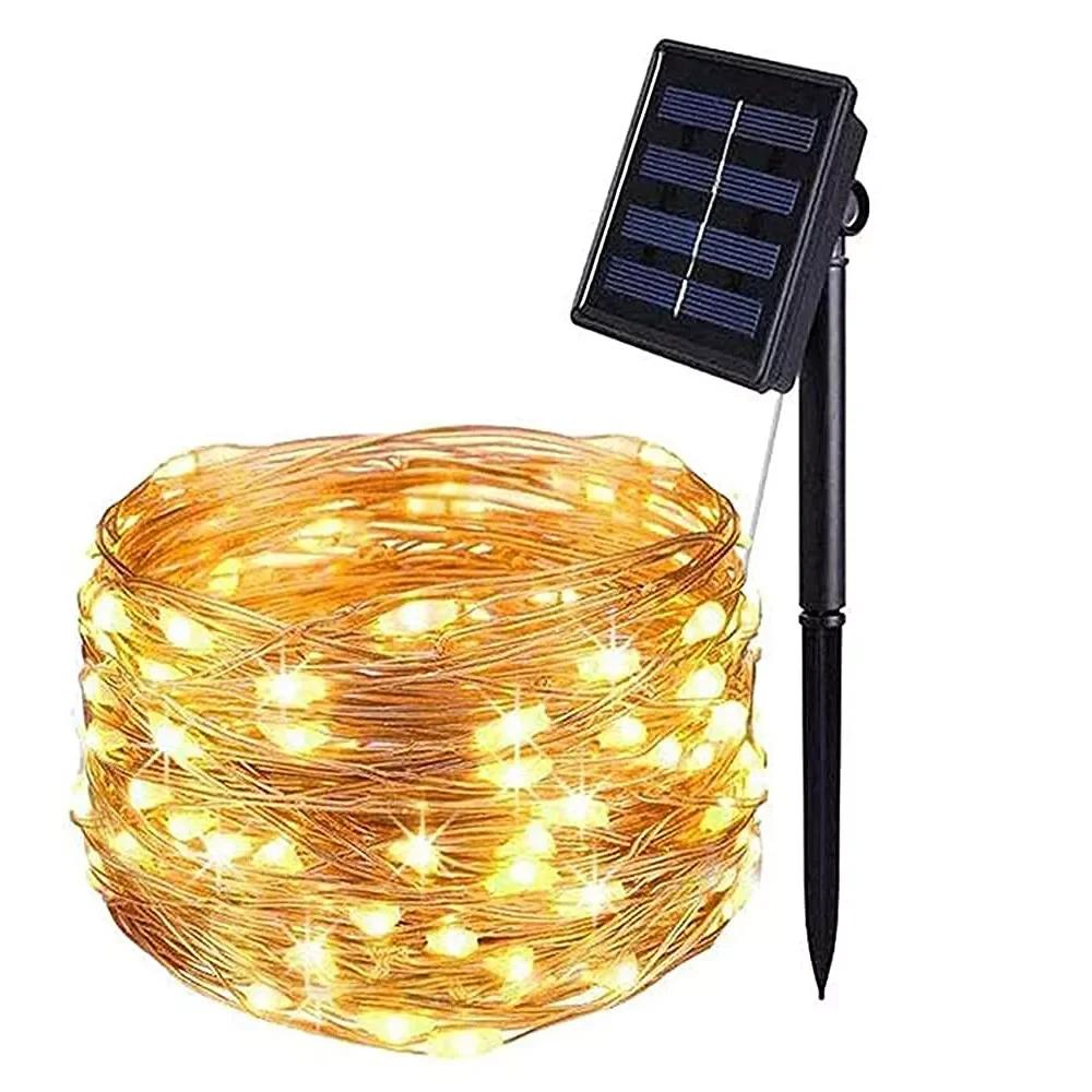 1pc Outdoor Solar String Light - Led Fairy String Lights ulasan dan harga